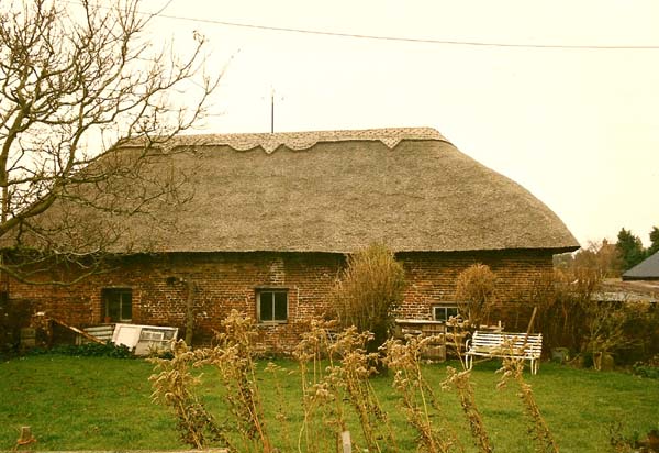 Barn at Egerton Rethatched 1985